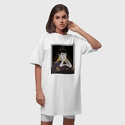Футболка женская-платье Spock Z, цвет: белый — фото 2