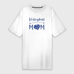 Женская футболка-платье Мама Волейбола