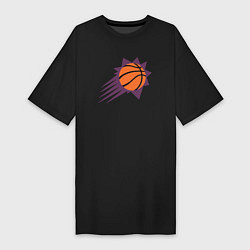 Футболка женская-платье Suns Basket, цвет: черный