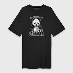 Женская футболка-платье Volleyball Panda