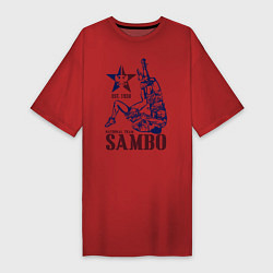 Женская футболка-платье САМБО