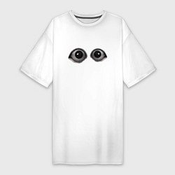 Женская футболка-платье Глаза