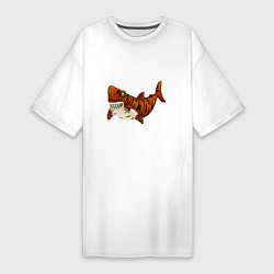 Женская футболка-платье Tiger Shark