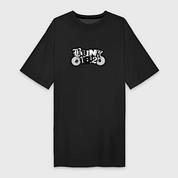 Женская футболка-платье Blink 182 лого