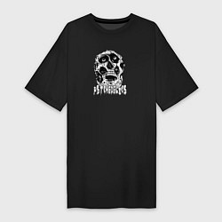Женская футболка-платье Psychedelic - Monster