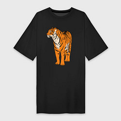 Женская футболка-платье Гордый независимый тигр