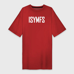 Футболка женская-платье ISYMFS CT Fletcher, цвет: красный