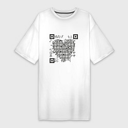 Женская футболка-платье QR Love