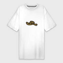 Женская футболка-платье Граффити шериф