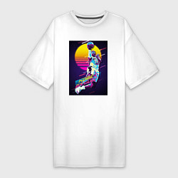 Футболка женская-платье Kobe Bryant!, цвет: белый