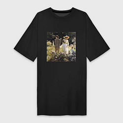 Женская футболка-платье Among the Laurel Blossoms