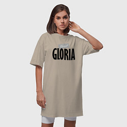 Футболка женская-платье Unreal Gloria, цвет: миндальный — фото 2