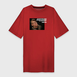 Женская футболка-платье Цитата Стивена Кинга о лжи