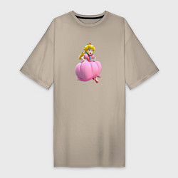 Женская футболка-платье Принцесса Персик Super Mario Beauty