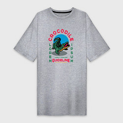Женская футболка-платье Crocodile Крокодил