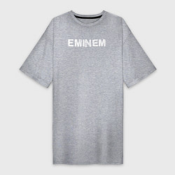 Футболка женская-платье Eminem ЭМИНЕМ, цвет: меланж