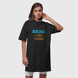 Футболка женская-платье Dead Space PRO Gaming, цвет: черный — фото 2