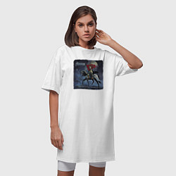 Футболка женская-платье Saxon, цвет: белый — фото 2