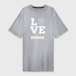 Футболка женская-платье Roma Love Classic, цвет: меланж