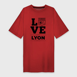 Женская футболка-платье Lyon Love Классика