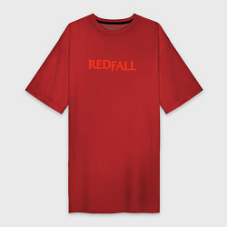 Женская футболка-платье Redfall logo