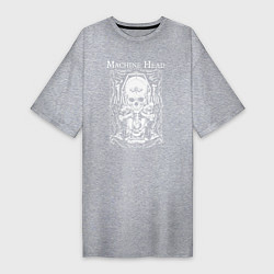 Футболка женская-платье Machine Head Catharsis Groove metal, цвет: меланж