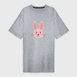 Женская футболка-платье Pink - Rabbit