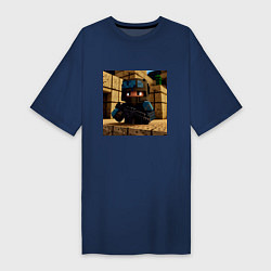 Женская футболка-платье Counter Strike в стиле Minecraft