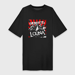 Футболка женская-платье The best of Louna, цвет: черный