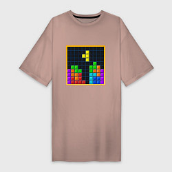 Женская футболка-платье Tetris