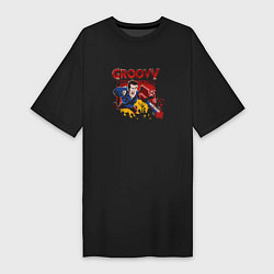 Футболка женская-платье Groovy Ash - Evil Dead, цвет: черный