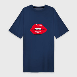 Женская футболка-платье Страстный поцелуй