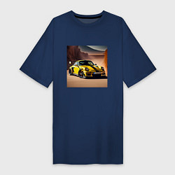 Женская футболка-платье Porsche 911