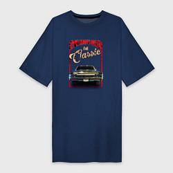 Женская футболка-платье Классика автомобиль Chevrolet Impala