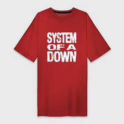 Женская футболка-платье SoD - System of a Down