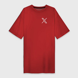 Женская футболка-платье Лого X