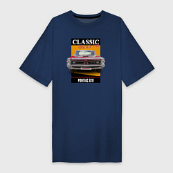 Женская футболка-платье Американский маслкар 60-х Pontiac GTO
