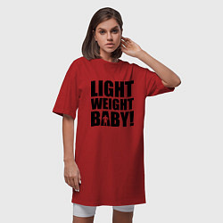 Футболка женская-платье Light weight baby, цвет: красный — фото 2