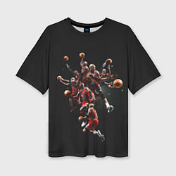 Футболка оверсайз женская Michael Jordan Style, цвет: 3D-принт