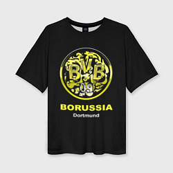 Женская футболка оверсайз Borussia Dortmund