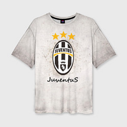 Футболка оверсайз женская Juventus3, цвет: 3D-принт