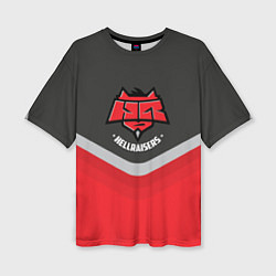 Футболка оверсайз женская HellRaisers Uniform, цвет: 3D-принт