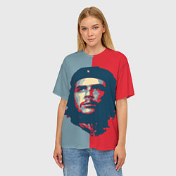 Футболка оверсайз женская Che Guevara, цвет: 3D-принт — фото 2