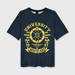 Женская футболка оверсайз University of Wasteland