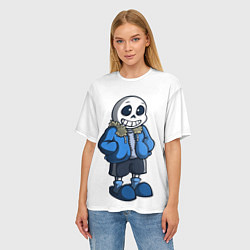 Футболка оверсайз женская Undertale, цвет: 3D-принт — фото 2