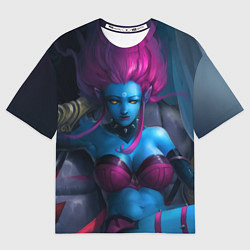 Футболка оверсайз женская Hair Evelynn, цвет: 3D-принт