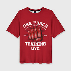 Футболка оверсайз женская One Punch Gym, цвет: 3D-принт