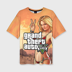 Женская футболка оверсайз GTA V
