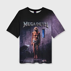 Женская футболка оверсайз Megadeth: Madness