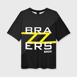 Футболка оверсайз женская Brazzers Bros, цвет: 3D-принт